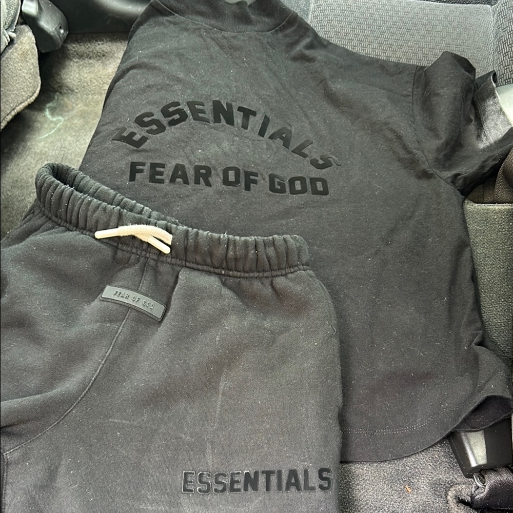 Essentials Kids Matching Set in Black